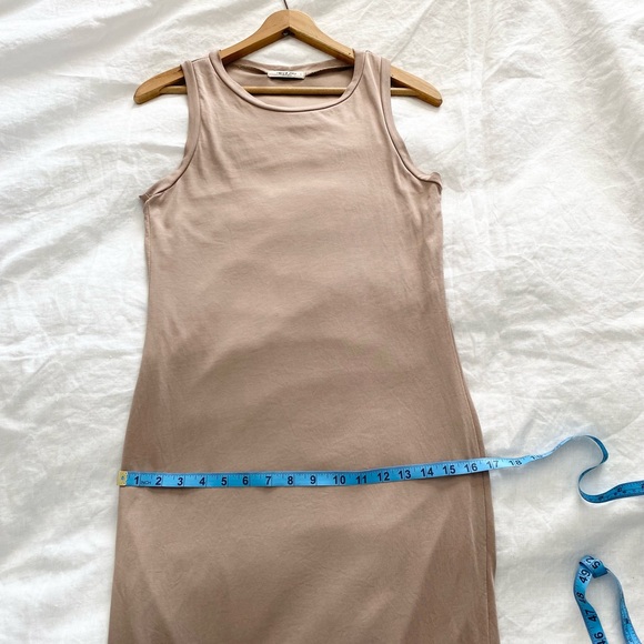 Mikey & Joey Double Knit Shift Dress in Sand-drift - Picture 7 of 12